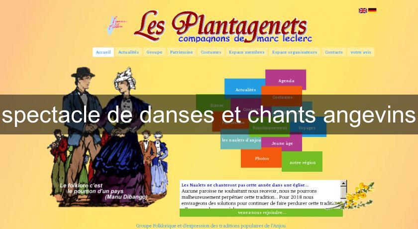 spectacle de danses et chants angevins