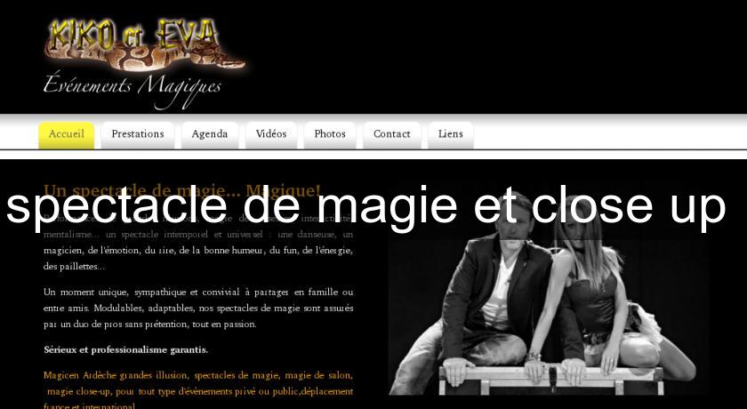 spectacle de magie et close up spectacle de magie et close up