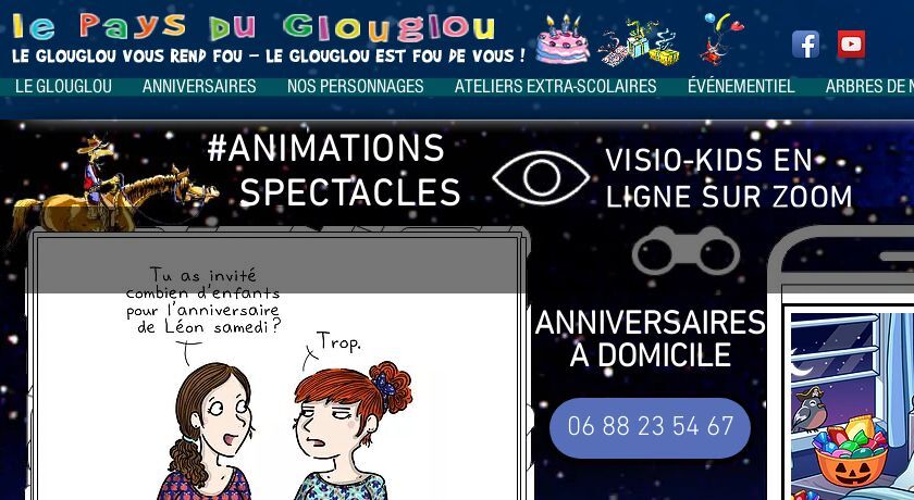 Spectacles et animations d'anniversaire enfant en île de France Spectacles et animations d'anniversaire enfant en île de France