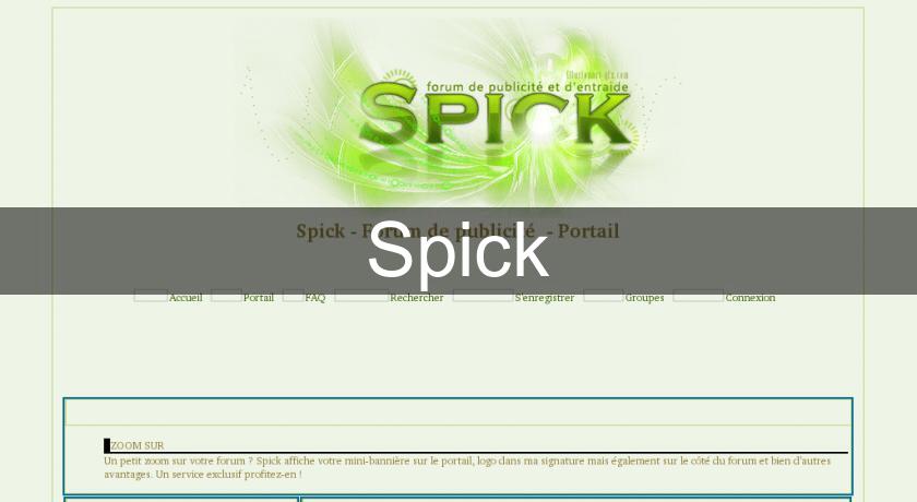 Spick Spick