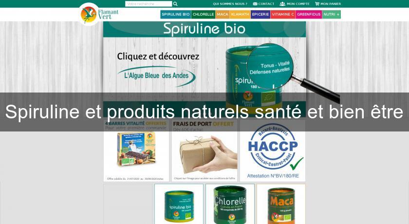 Spiruline et produits naturels santé et bien être