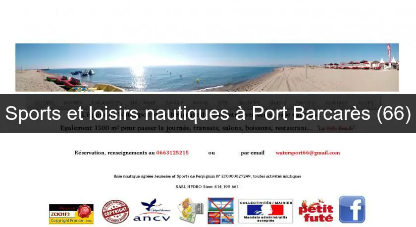 Sports et loisirs nautiques à Port Barcarès (66)