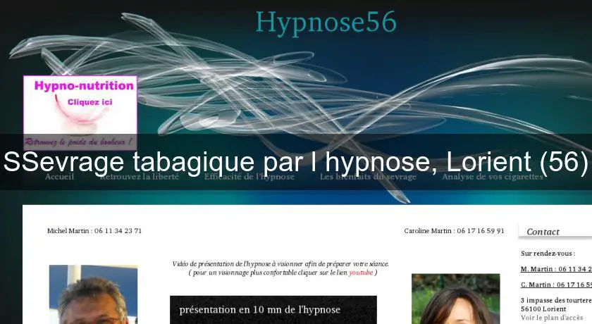 SSevrage tabagique par l'hypnose, Lorient (56)