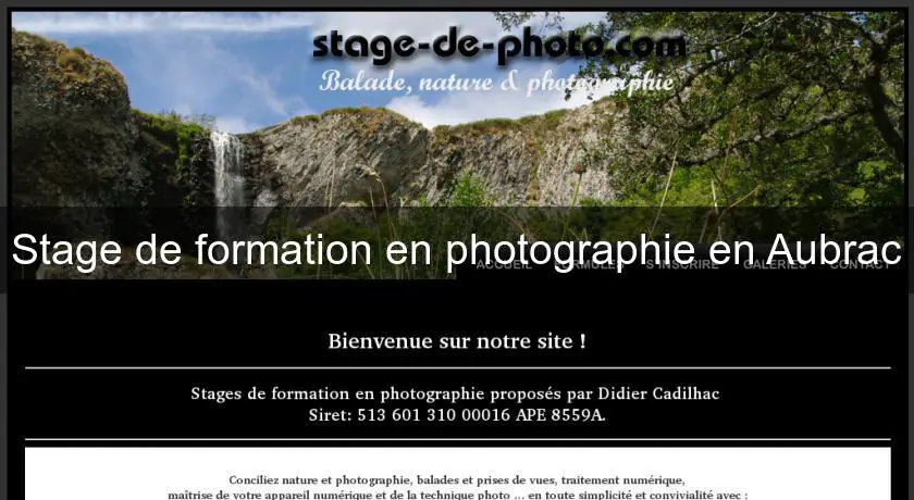 Stage de formation en photographie en Aubrac