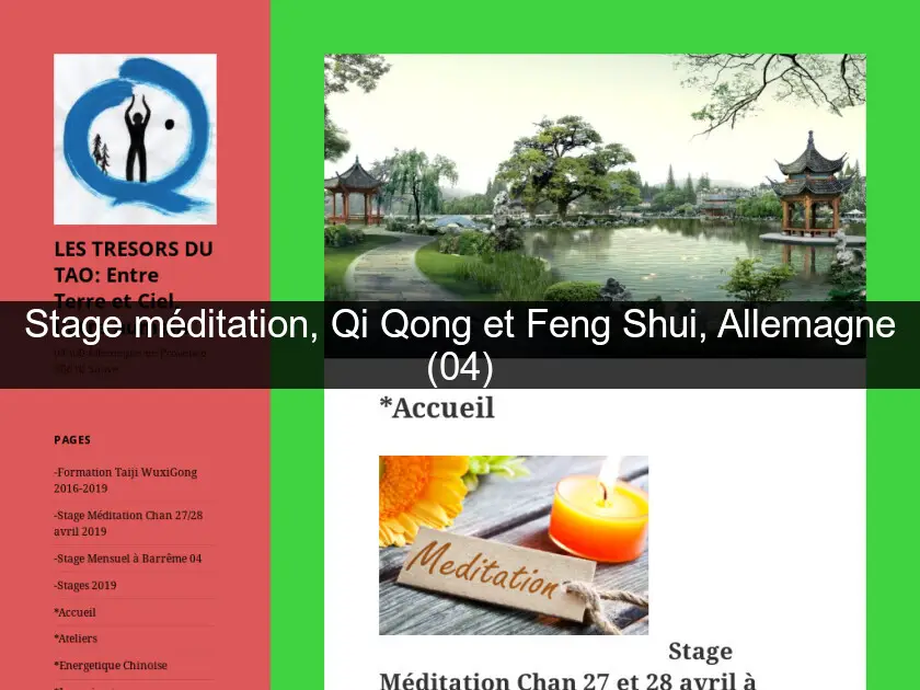 Stage méditation, Qi Qong et Feng Shui, Allemagne (04)