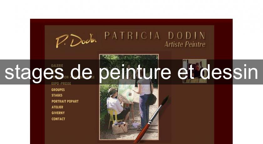 stages de peinture et dessin