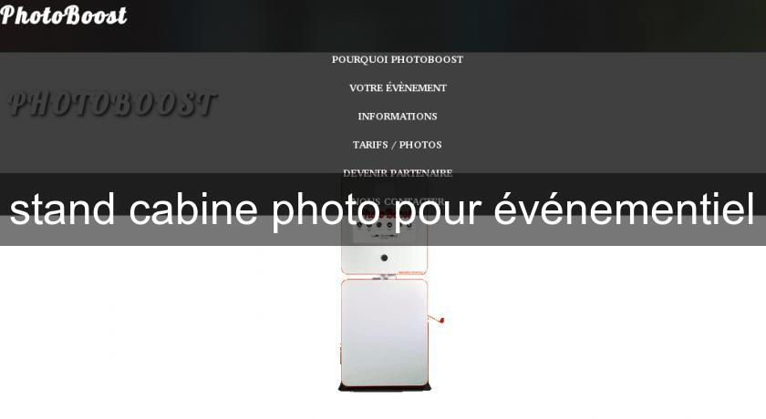 stand cabine photo pour événementiel