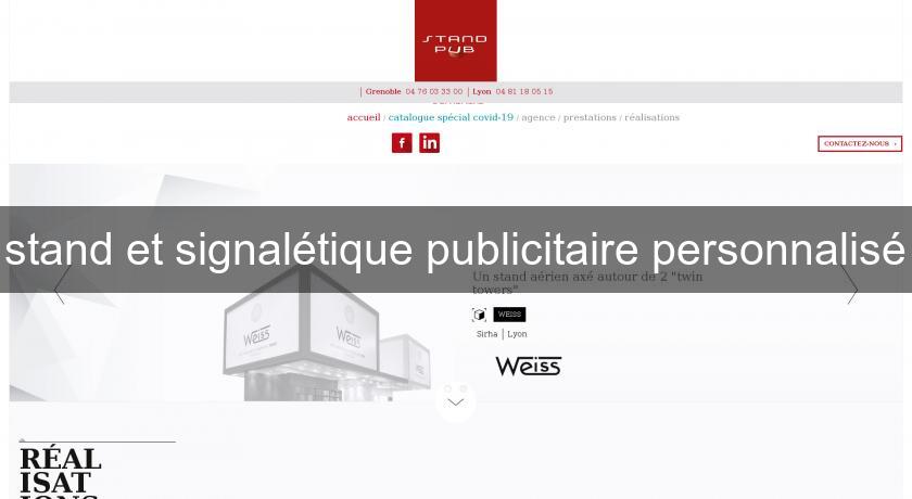 stand et signalétique publicitaire personnalisé stand et signalétique publicitaire personnalisé