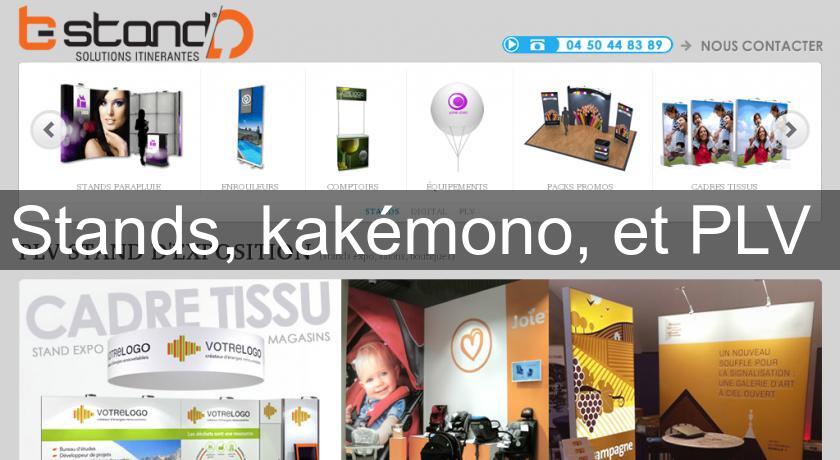 Stands, kakémono, et PLV Stands, kakémono, et PLV