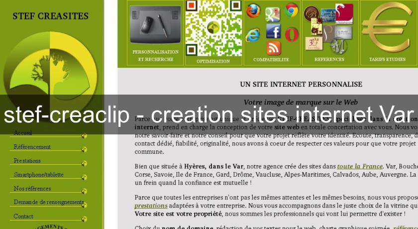 stef-creaclip - creation sites internet Var