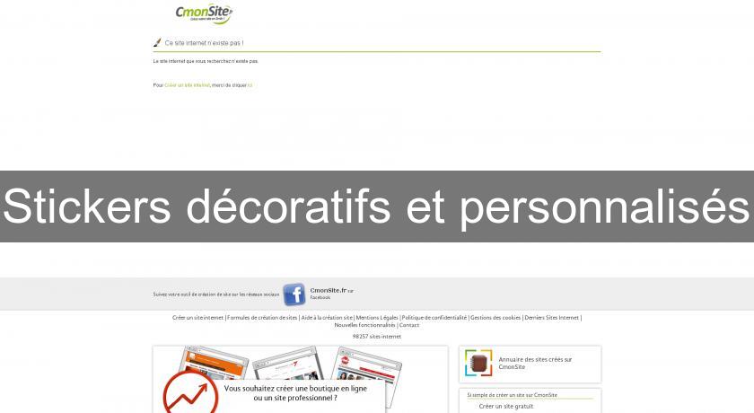 Stickers décoratifs et personnalisés