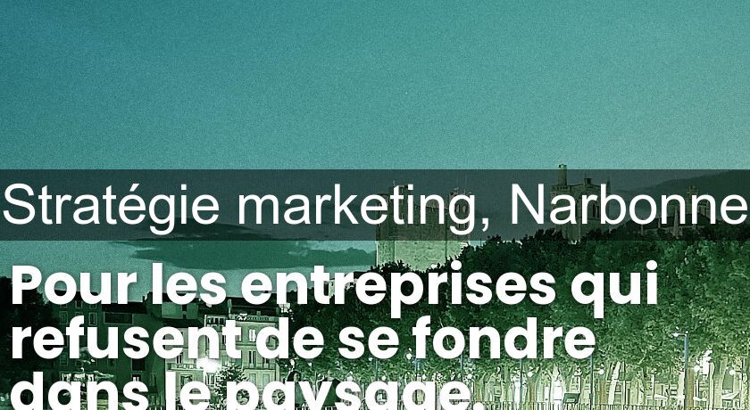 Stratégie marketing, Narbonne
