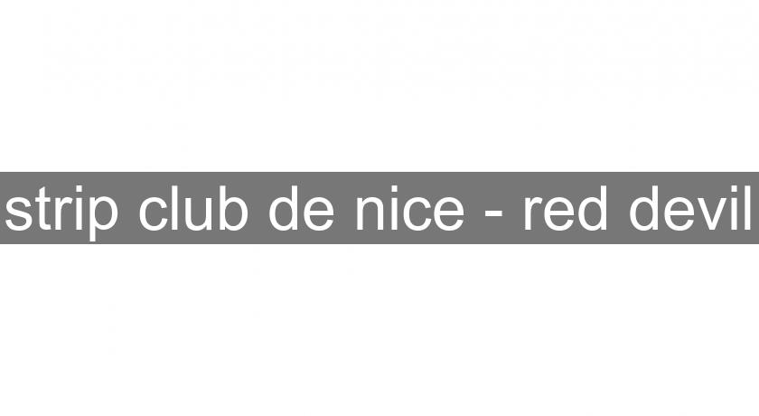 strip club de nice - red devil