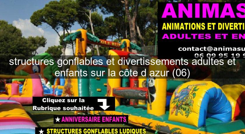 structures gonflables et divertissements adultes et enfants sur la côte d'azur (06)