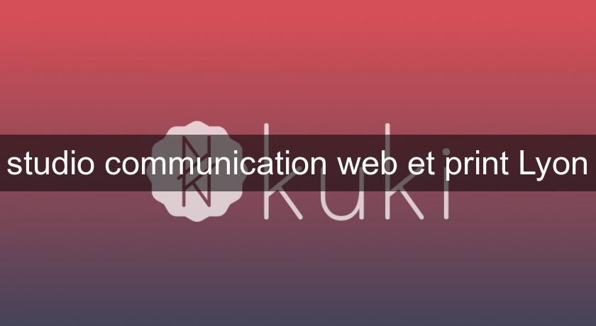 studio communication web et print Lyon