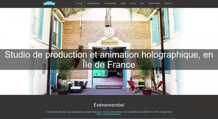 Studio de production et animation holographique, en Île de France