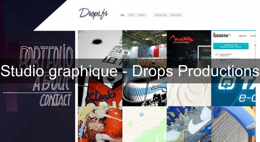 Studio graphique - Drops Productions Studio graphique - Drops Productions