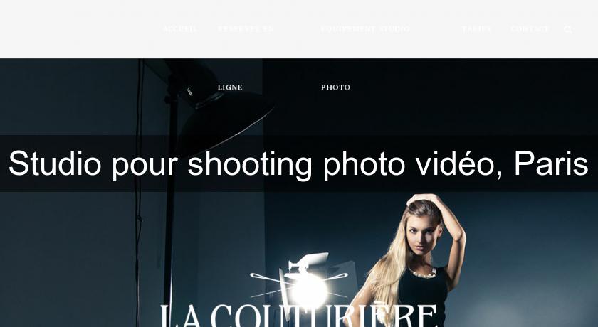 Studio pour shooting photo vidéo, Paris