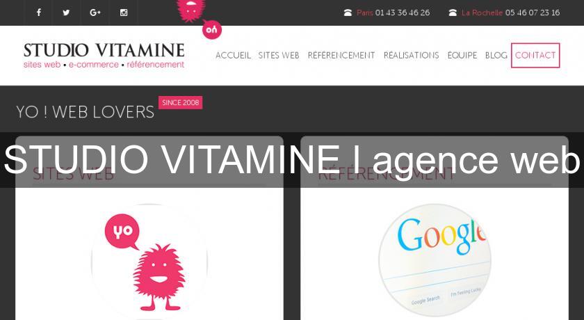 STUDIO VITAMINE l'agence web STUDIO VITAMINE l'agence web