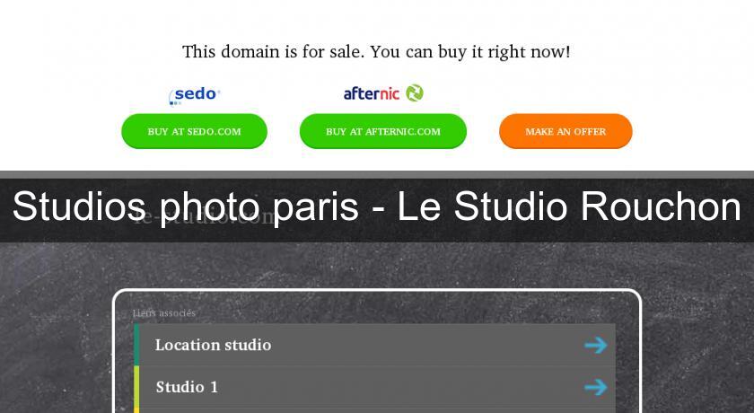 Studios photo paris - Le Studio Rouchon Studios photo paris - Le Studio Rouchon