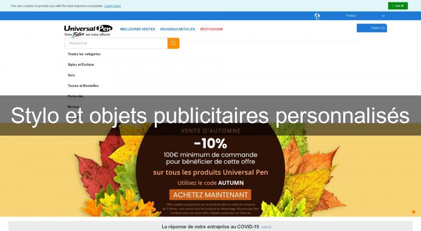 Stylo et objets publicitaires personnalisés Stylo et objets publicitaires personnalisés