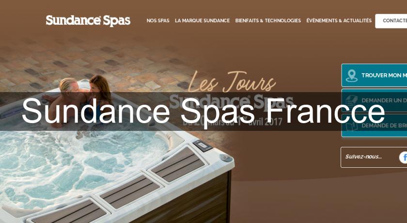 Sundance Spas Francce