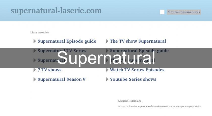 Supernatural Supernatural