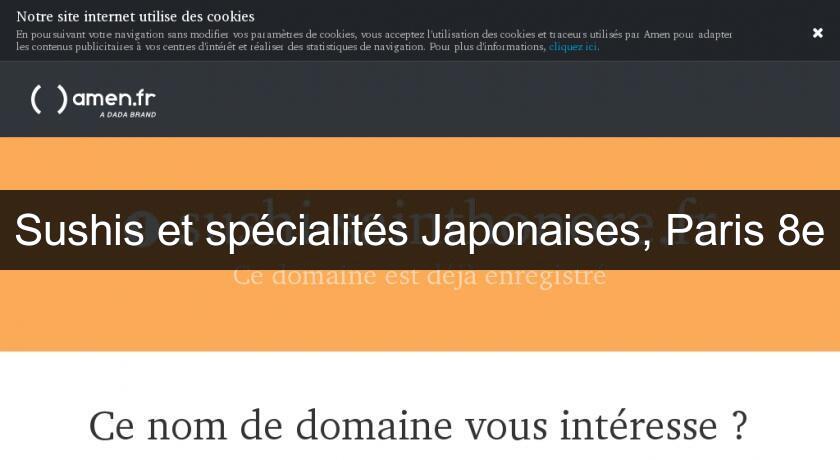 Sushis et spécialités Japonaises, Paris 8e