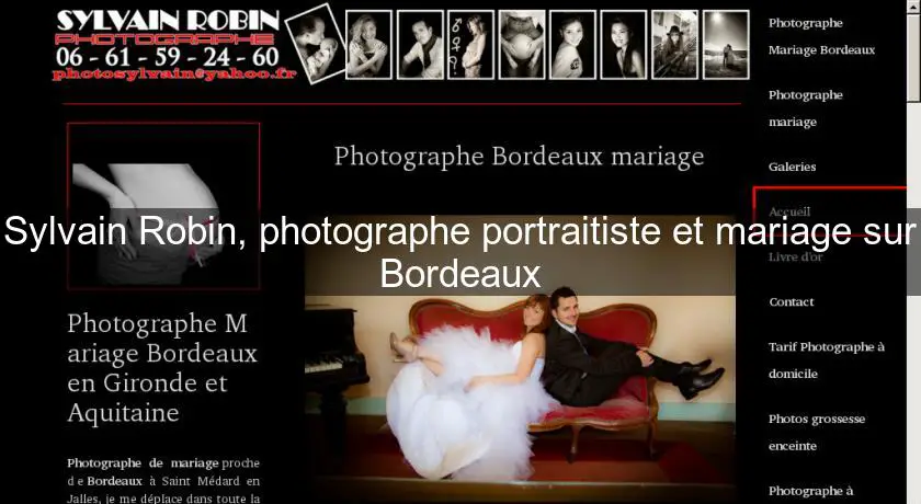 Sylvain Robin, photographe portraitiste et mariage sur Bordeaux