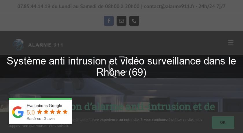 Système anti intrusion et vidéo surveillance dans le Rhône (69)