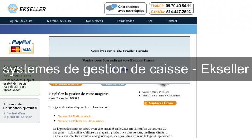 systemes de gestion de caisse - Ekseller systemes de gestion de caisse - Ekseller