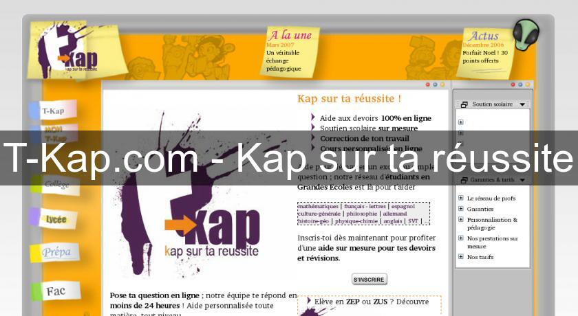 T-Kap.com - Kap sur ta réussite T-Kap.com - Kap sur ta réussite