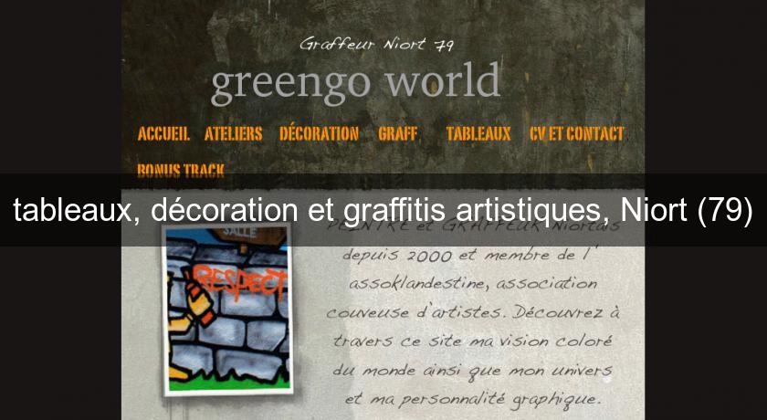 tableaux, décoration et graffitis artistiques, Niort (79) tableaux, décoration et graffitis artistiques, Niort (79)