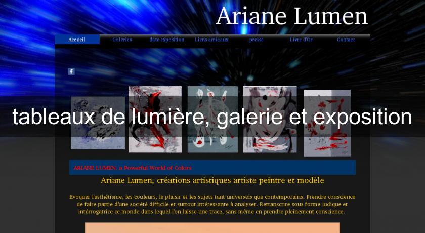tableaux de lumière, galerie et exposition tableaux de lumière, galerie et exposition