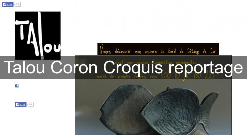 Talou Coron Croquis reportage