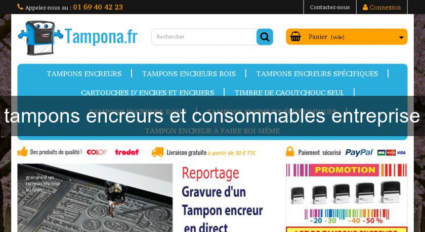 tampons encreurs et consommables entreprise