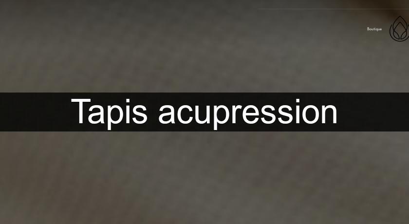 Tapis acupression
