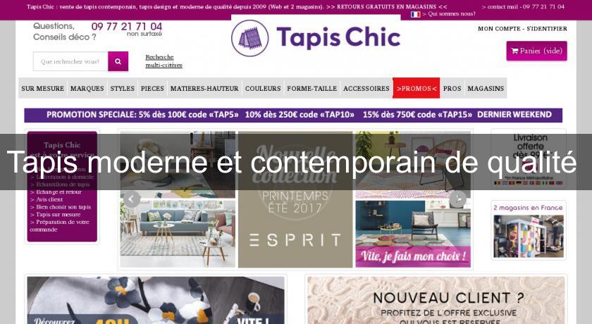 Tapis moderne et contemporain de qualité Tapis moderne et contemporain de qualité