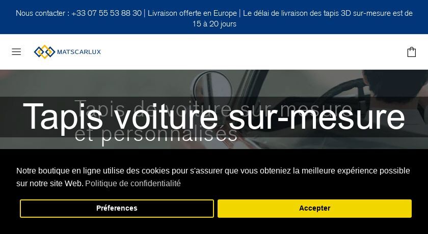Tapis voiture sur-mesure Tapis voiture sur-mesure