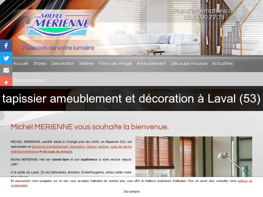 tapissier ameublement et décoration à Laval (53)