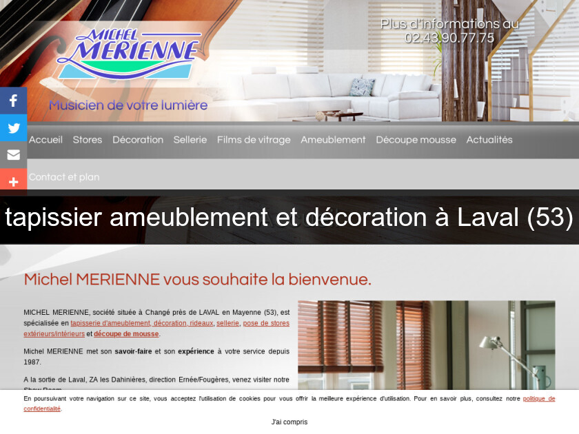 tapissier ameublement et décoration à Laval (53) tapissier ameublement et décoration à Laval (53)