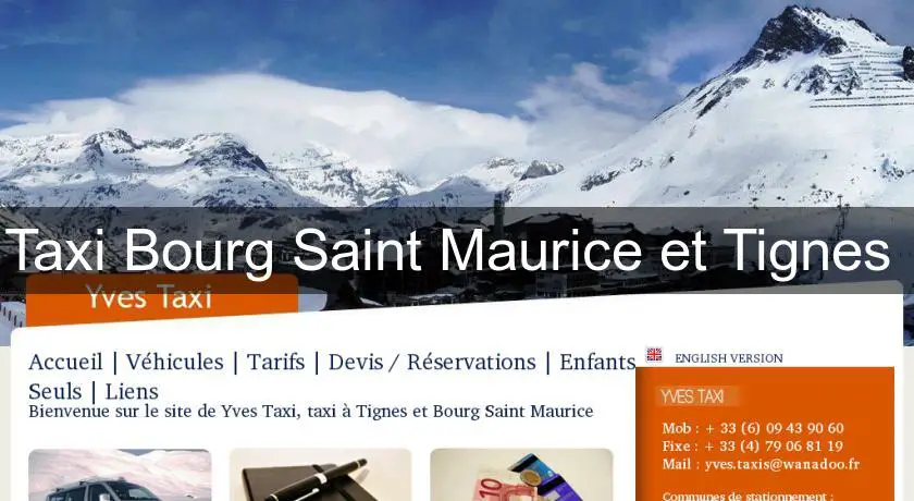 Taxi Bourg Saint Maurice et Tignes 