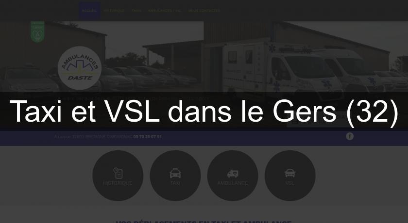 Taxi et VSL dans le Gers (32) Taxi et VSL dans le Gers (32)