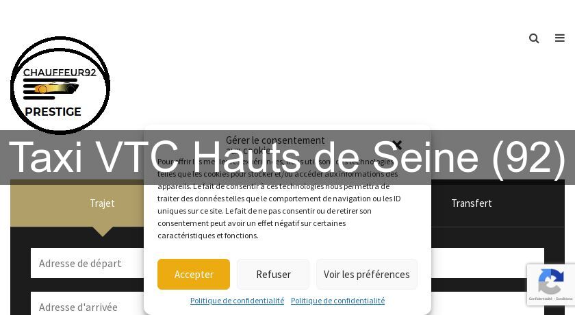 Taxi VTC Hauts de Seine (92) Taxi VTC Hauts de Seine (92)