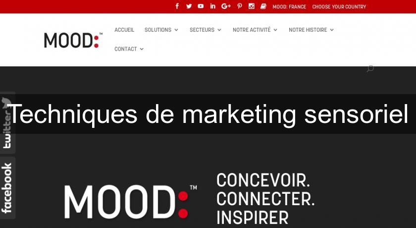 Techniques de marketing sensoriel