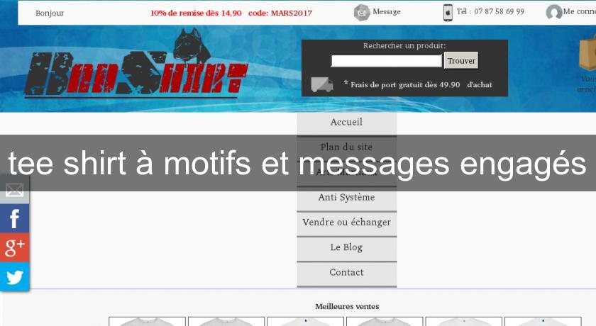 tee shirt à motifs et messages engagés tee shirt à motifs et messages engagés