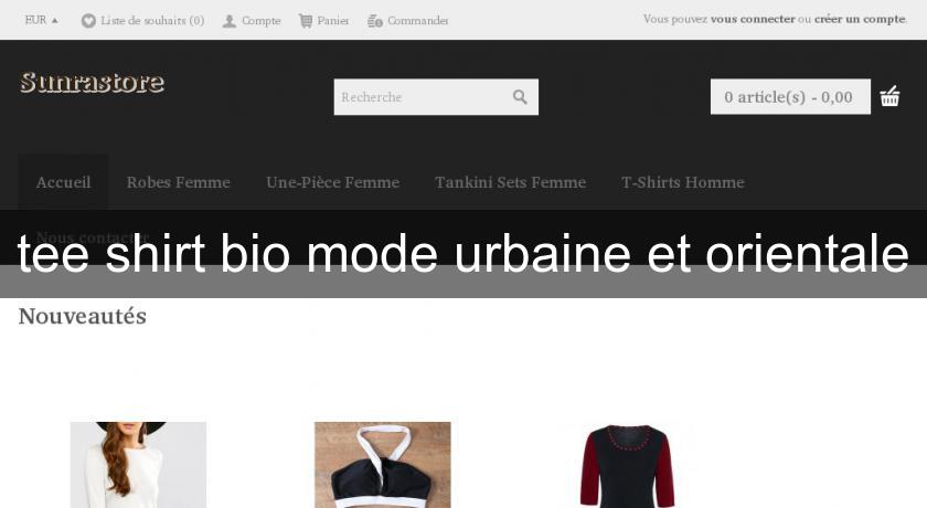 tee shirt bio mode urbaine et orientale