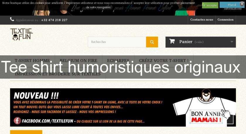 Tee shirt humoristiques originaux 