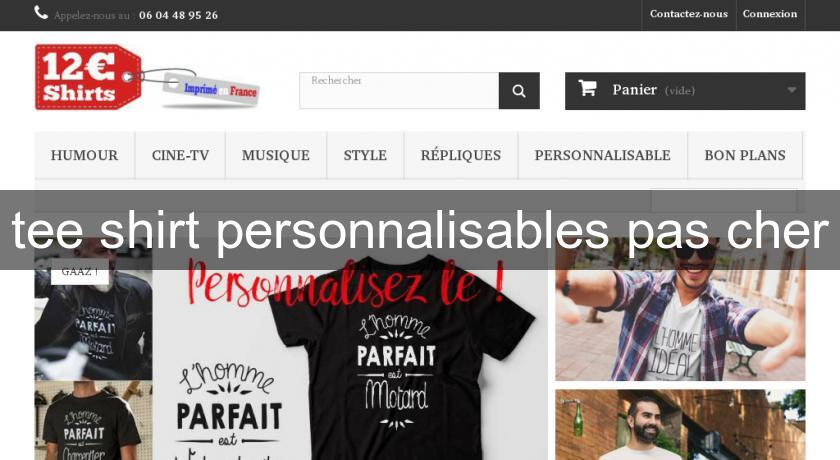 tee shirt personnalisé pas cher en gros