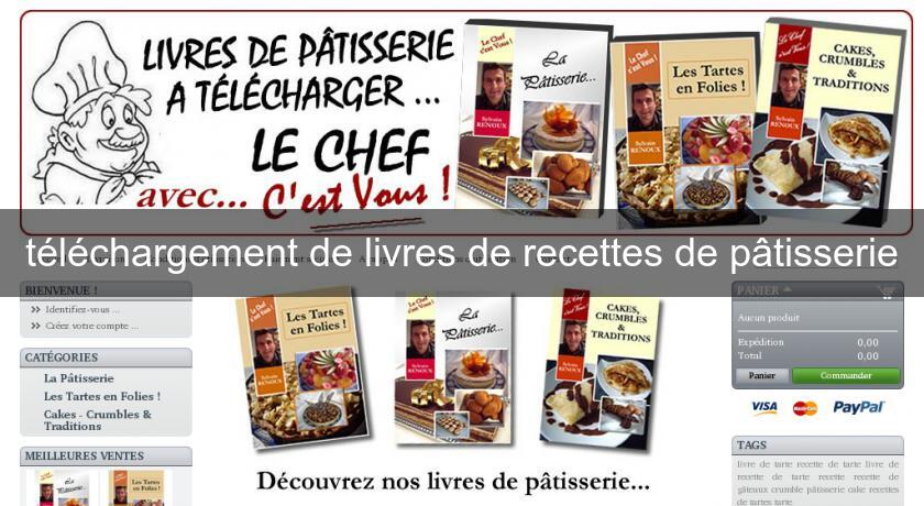 téléchargement de livres de recettes de pâtisserie